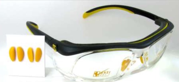 SW06E Frame with the different nosepads.