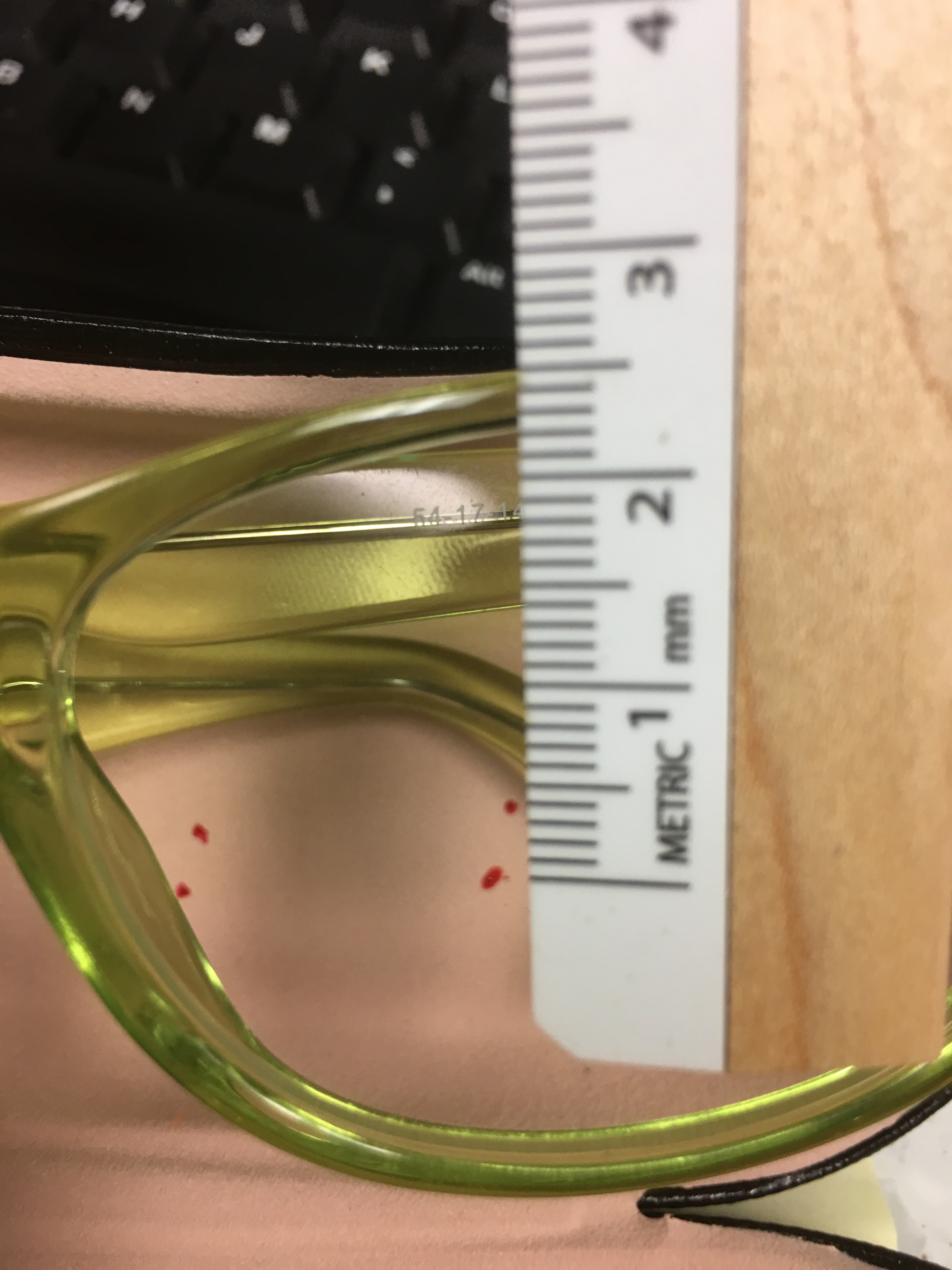 Glasses not cut evenly